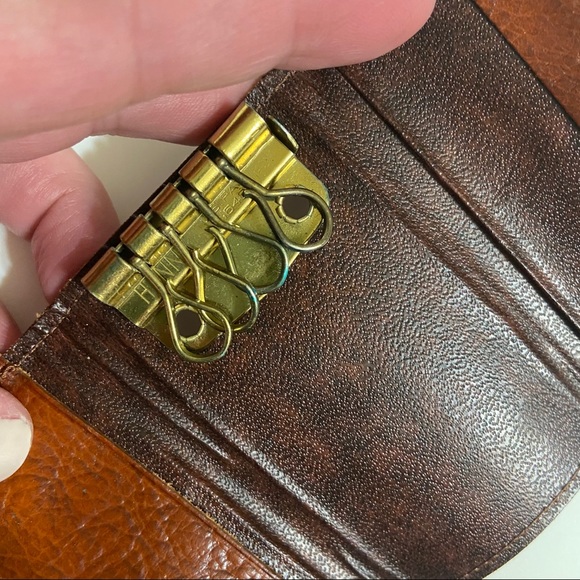 Vintage Pocket Key Holder Steerhide - Picture 12 of 12